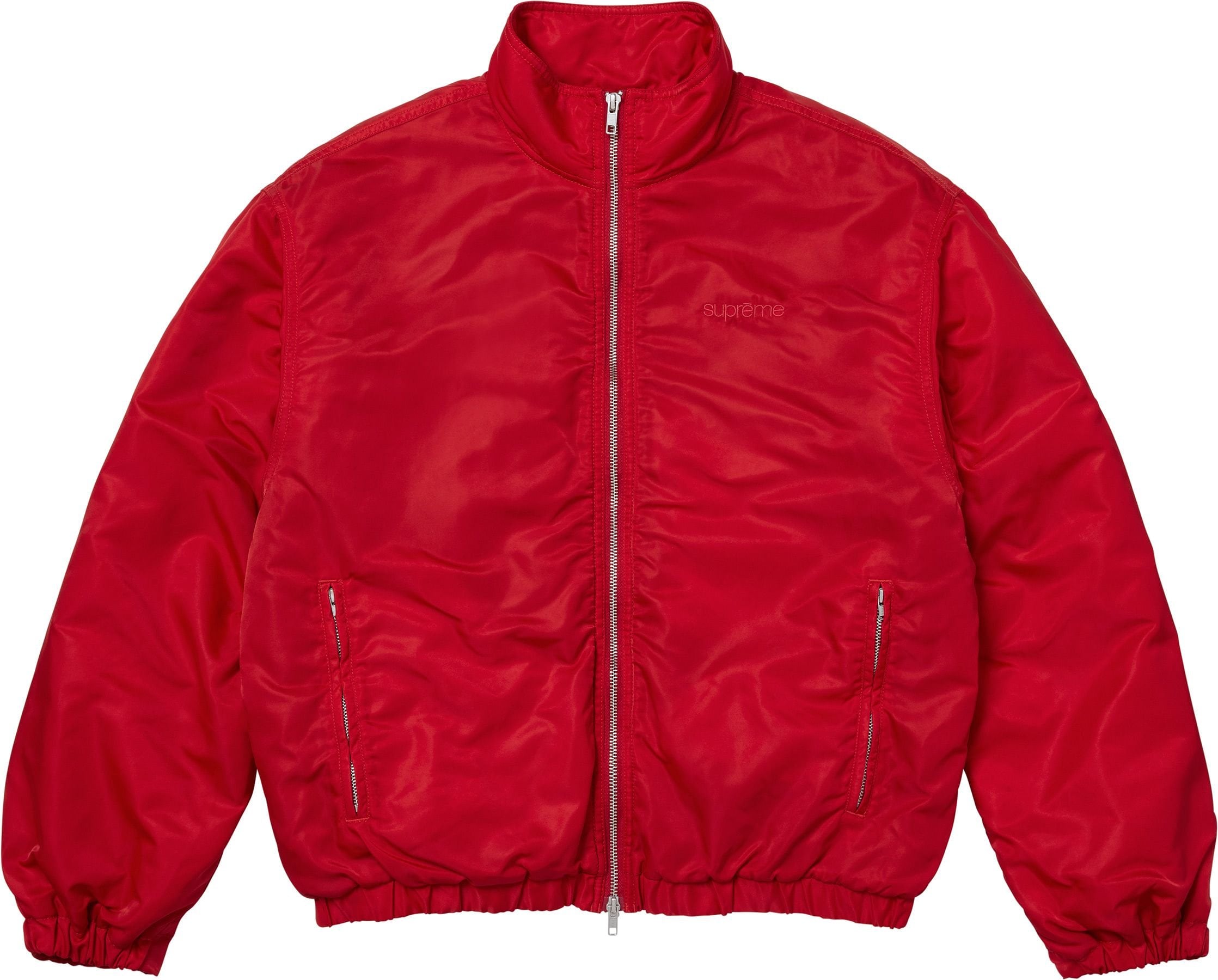 Stand Collar Lined Nylon Jacket view 2